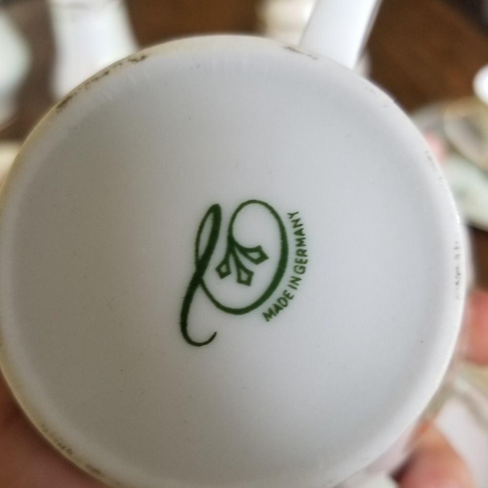 Diana & Callisto Cupid Lesbian Scene Vintage German Porcelain Tea Set - Picture 6 of 8